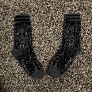Foot Clothes - Wolf & Pentagram Sock